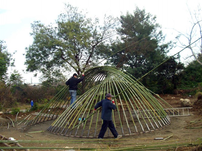 Bamboo structure project in Iran by Pouya Khazaeli Parsa  9 