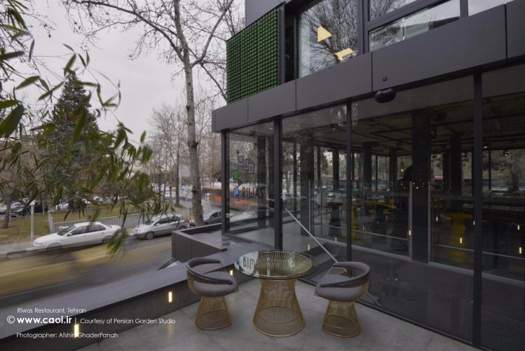 رستوران ریواس در تهران، دفتر معماری باغ ایرانی، وبسایت معماری معاصر ایران