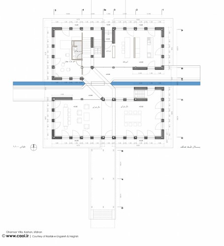 ghamsar villa ground floor plan long