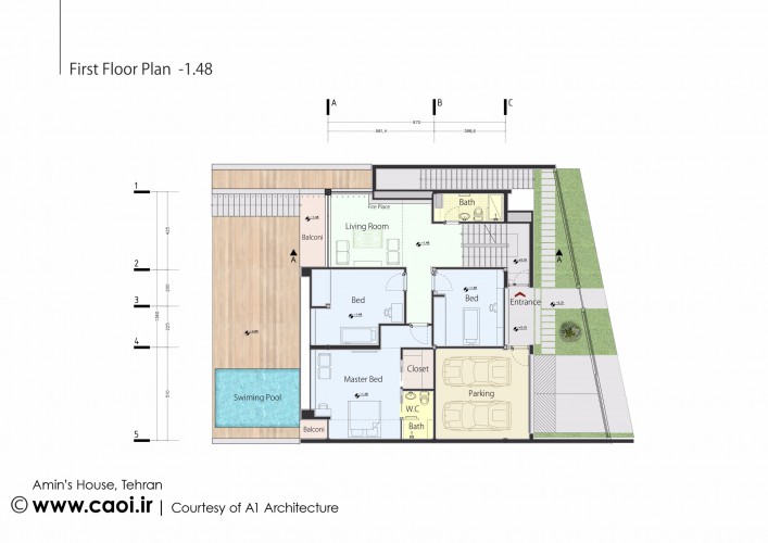 Amin   s House first floor plan  2 