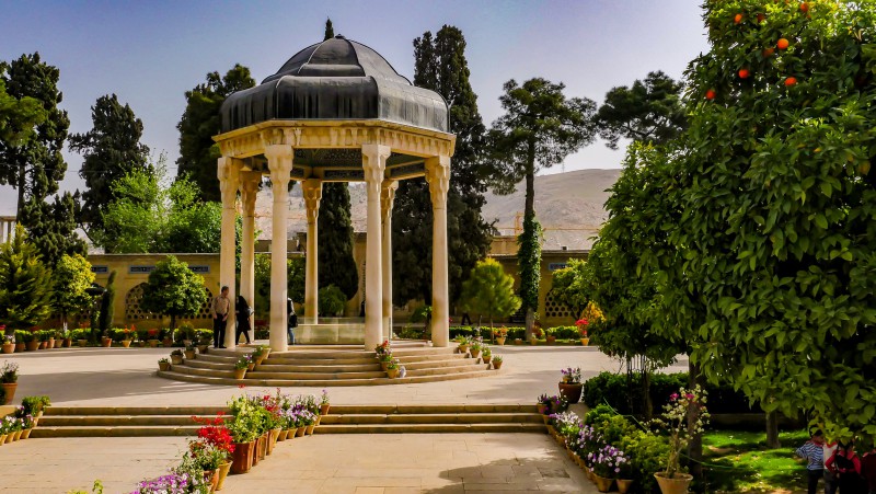 معماری حافظیه, حافظیه, آرامگاه حافظ, مقبره حافظ, آندره گدار, Hafez tomb architecture, Hafez mausoleum architecture, Andre Godard