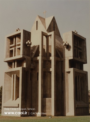 Holy cross chapel in Tehran by Rostom Voskanian, کلیسای صلیب مقدس, رُستم وسکانیان