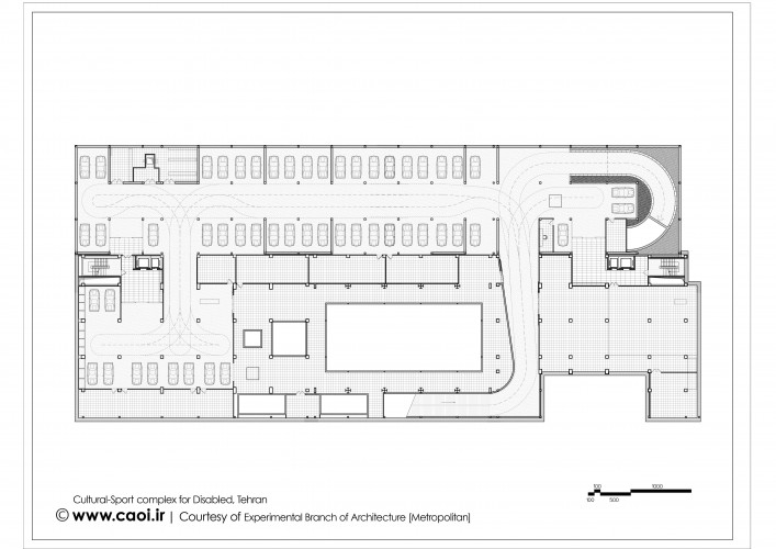 Cultural Sport complex for Disabled  Architectural plan 2 6