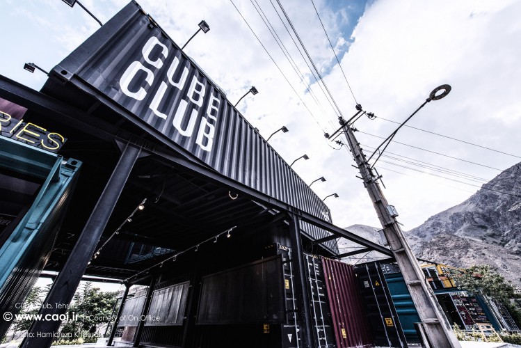 Cube Club in Tehran On Office container architecture  2 