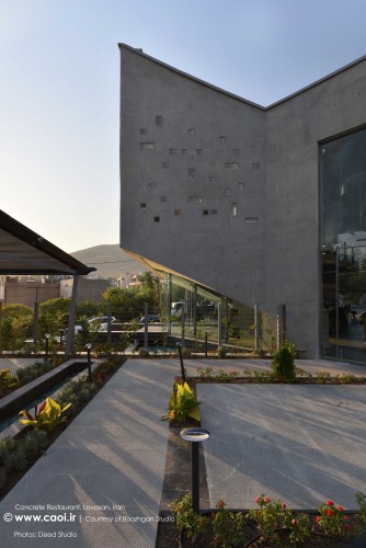 Concrete Restaurant in Lavasan Boozhgan Studio Modern Restaurant in Iran  7 