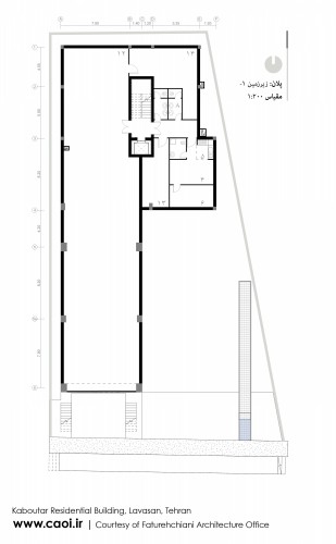 KABOUTAR RESIDENTIAL BUILDING  basement plan
