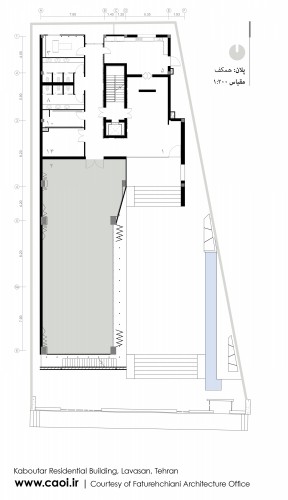 KABOUTAR RESIDENTIAL BUILDING  ground floor plan