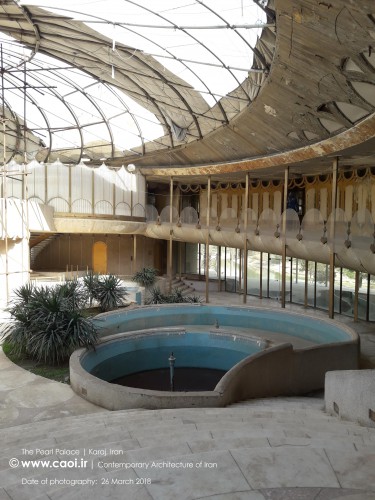 The Pearl Palace in Karaj Iran by Frank Lloyd Wright Foundation Photo by CAOI  9 