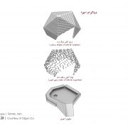 Columnless canopy in Tehran by Olgoo Architecture Office Iranian Architecture Diagram  1 