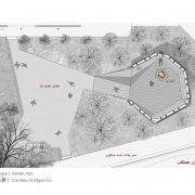 Columnless canopy in Tehran by Olgoo Architecture Office Iranian Architecture Plan  1 