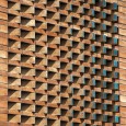 Ozgol Apartment in Tehran by Hooba Design Group Brick Pattern  3 