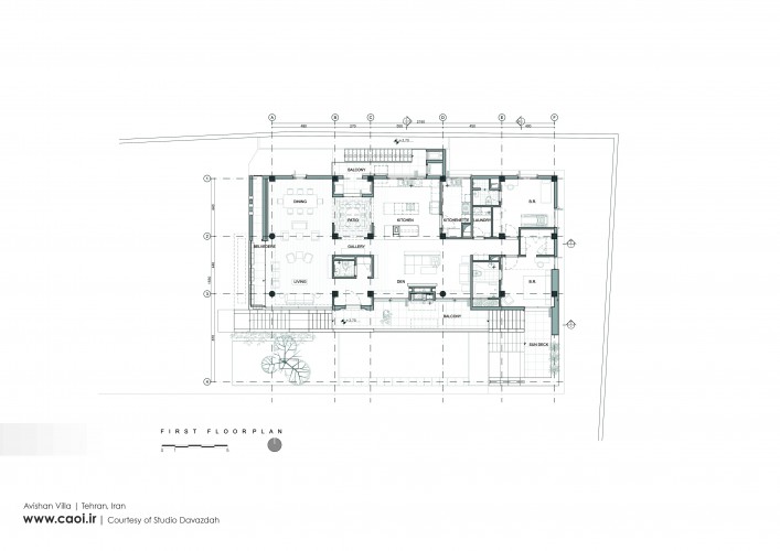 Avishan Villa in Lavasan First Floor Plan