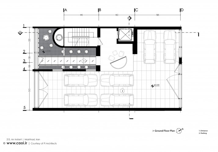 213 An instant in Mashhad by Pi Architects Ground Floor Plan