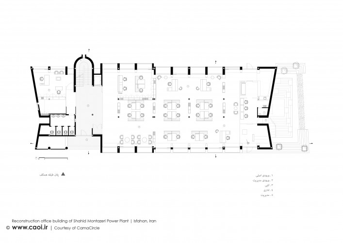 Reconstruction Office Building of Shahid Montazeri Power Plant by Cama Circle Architecture Group in Isfahan Documents  2 