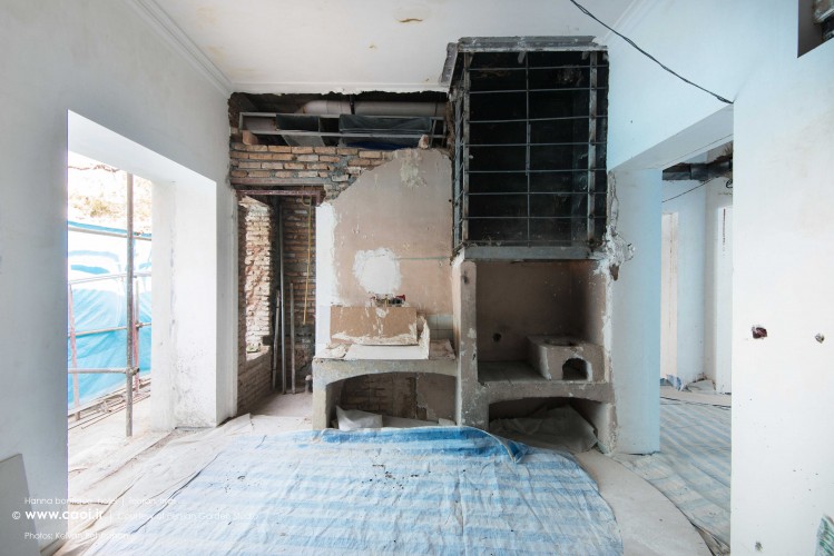 Before Renovation and During Renovation of Hanna Boutique Hotel in Lolagar Tehran  18 