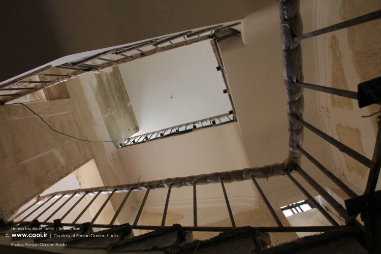Before Renovation and During Renovation of Hanna Boutique Hotel in Lolagar Tehran  36 