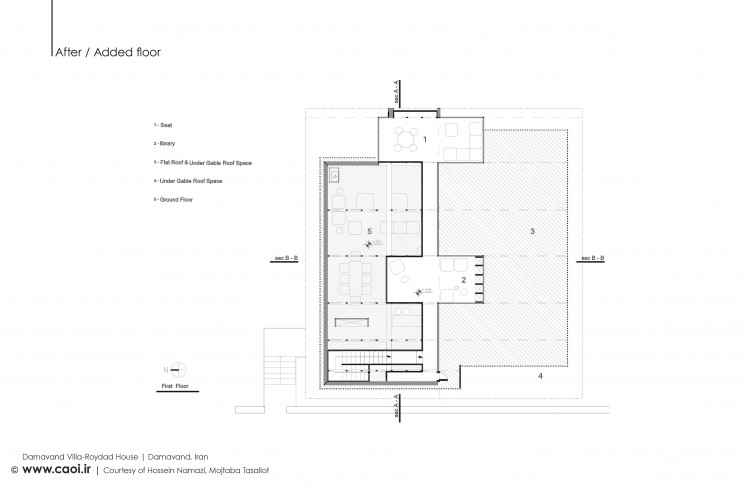 New Plans of Damavand Villa Roydad House renovation project Iranian Architecture  2 