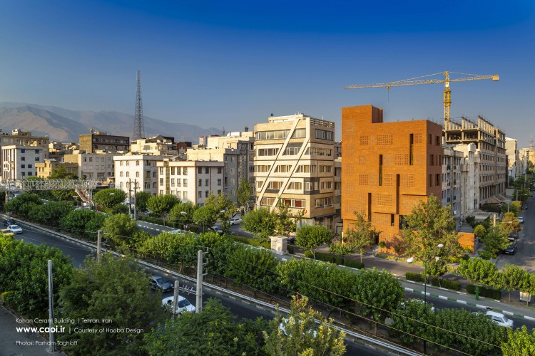 Kohan Ceram Central Office Building in Tehran Hooba Design Brick Architecture  8 