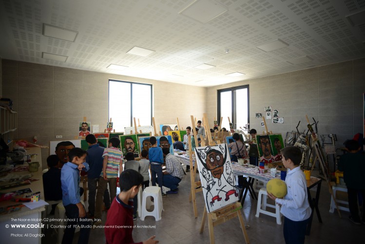 The Noor e Mobin G2 primary school in Bastam FEA Studio Iranian Architecture  20 