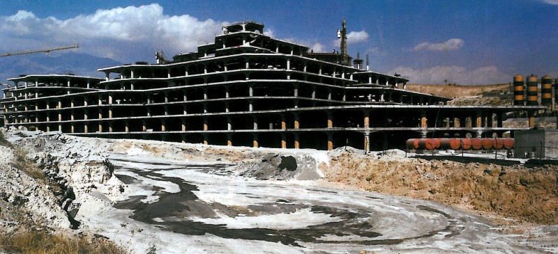 Concrete structure of National Library of Iran  1 