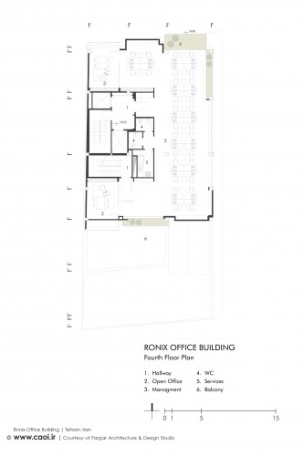 Ronix Office Building 4th Floor Plan