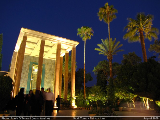 Saadi Mausoleum in Shiraz Iran by Mohsen Froughi  1 