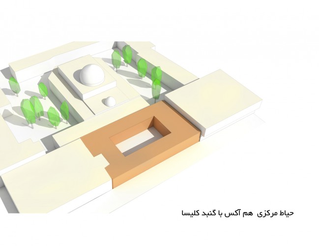 The Bazaar Adjacent to Saint Marys Church Isfahan Diagram  2 