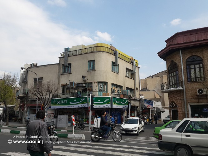 خانه ای در خیابان سعدی تهران, معمار ایرانی علی صادق, Iranian Contemporary Architecture