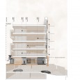 Building No1 3D Section Modern Apartment in Iran