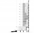 Mika 911 Commercial and Office building in Tehran Section Elevation