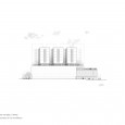 North Elevation Pransa Commercial Office Complex Tehran DOT Architects