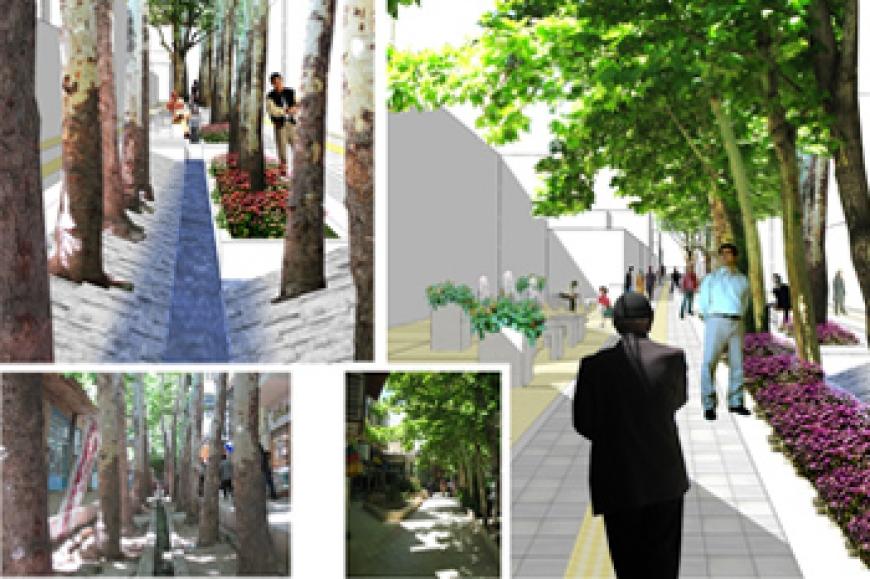 Landscape Design of Bazaar in Mahallat